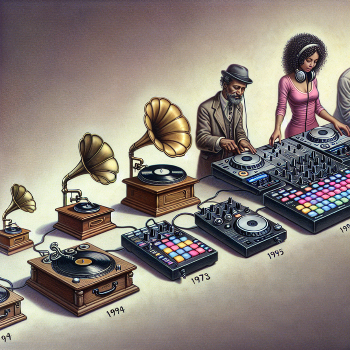 the evolution of turntables and dj controllers 