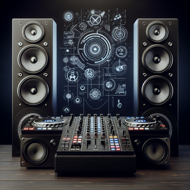 loudspeakers with dj controller