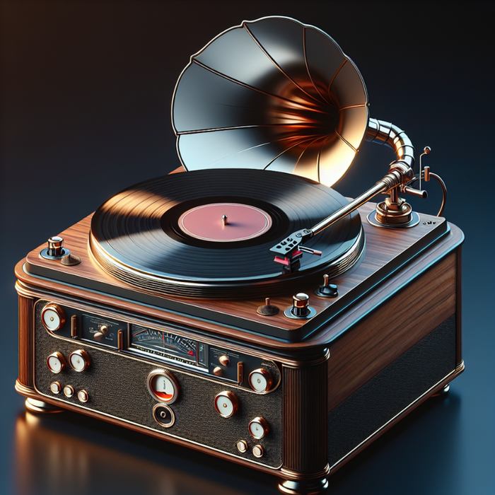 vintage turntable