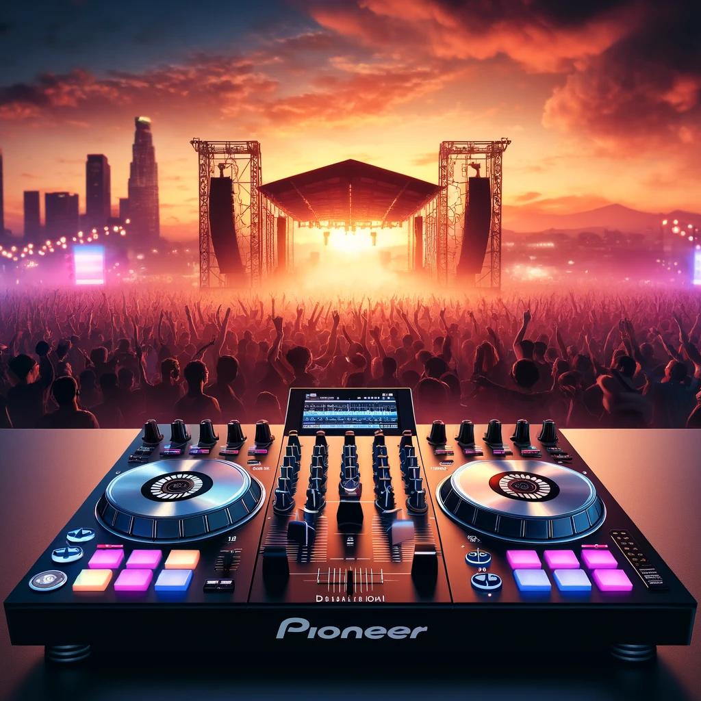 Pioneer DJ controller in DTLA 