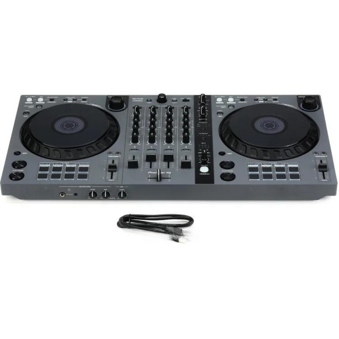 THEx DJ DDJ-FLX6-GT 4-deck Rekordbox and Serato DJ Controller - Graphite